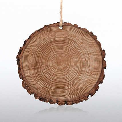Surpr!se Custom: Wood Slice Holiday Ornament